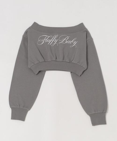 dispark（ディスパーク）の「DISPARK/ワイドショルダーロゴスウェット（スウェット・レディース・スミクロ/ホワイト・FREE）」の13枚目の写真