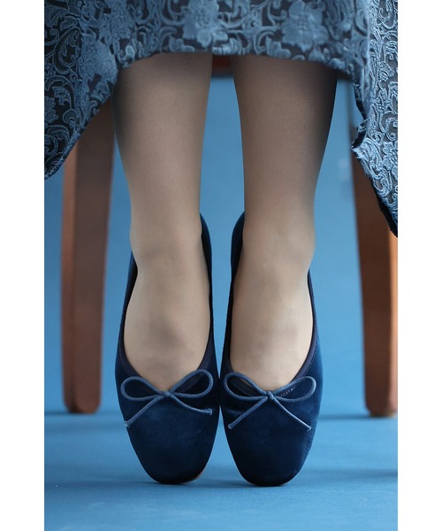 cawaii(カワイイ)の「恋する ベルベットバレエシューズ(パンプス・レディース・ブラウン/レッド/ブルー・38/37/36/35/40/39)」の2枚目の写真