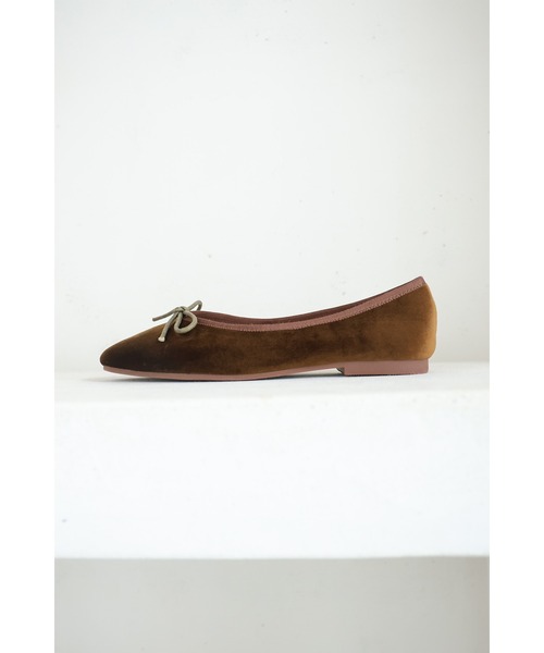 cawaii(カワイイ)の「恋する ベルベットバレエシューズ(パンプス・レディース・ブラウン/レッド/ブルー・38/37/36/35/40/39)」の10枚目の写真