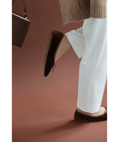 cawaii(カワイイ)の「恋する ベルベットバレエシューズ(パンプス・レディース・ブラウン/レッド/ブルー・38/37/36/35/40/39)」の13枚目の写真