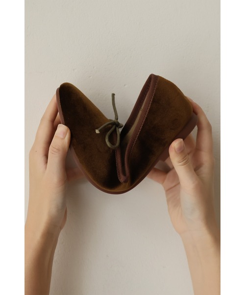 cawaii(カワイイ)の「恋する ベルベットバレエシューズ(パンプス・レディース・ブラウン/レッド/ブルー・38/37/36/35/40/39)」の9枚目の写真