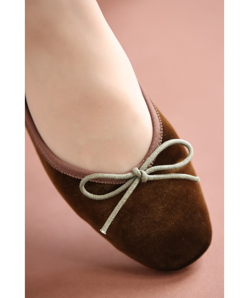 cawaii(カワイイ)の「恋する ベルベットバレエシューズ(パンプス・レディース・ブラウン/レッド/ブルー・38/37/36/35/40/39)」の21枚目の写真