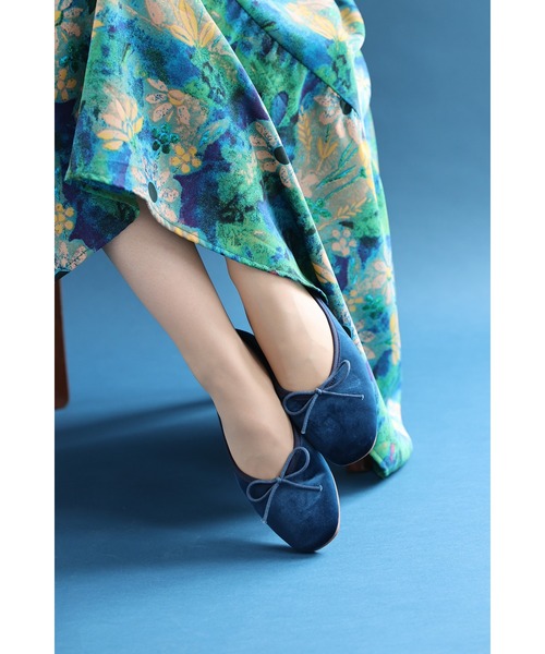 cawaii(カワイイ)の「恋する ベルベットバレエシューズ(パンプス・レディース・ブラウン/レッド/ブルー・38/37/36/35/40/39)」の15枚目の写真