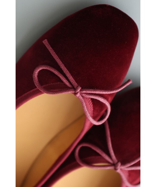 cawaii(カワイイ)の「恋する ベルベットバレエシューズ(パンプス・レディース・ブラウン/レッド/ブルー・38/37/36/35/40/39)」の6枚目の写真