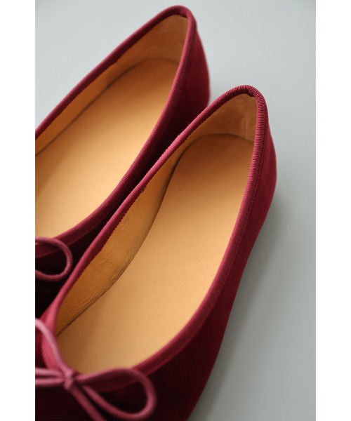 cawaii(カワイイ)の「恋する ベルベットバレエシューズ(パンプス・レディース・ブラウン/レッド/ブルー・38/37/36/35/40/39)」の7枚目の写真