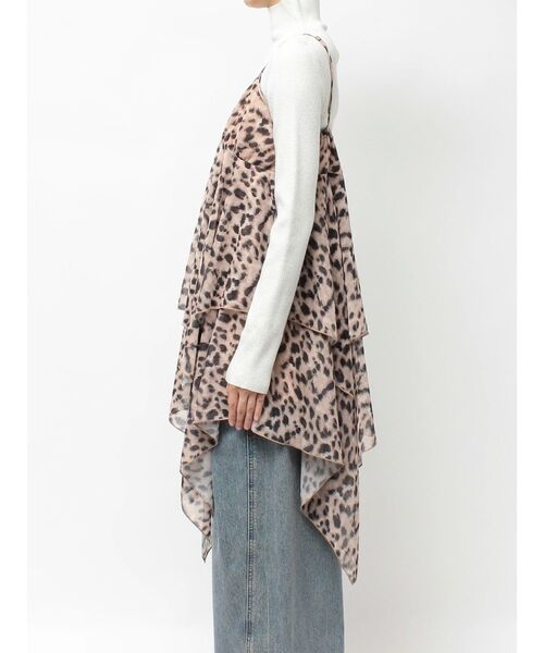 jouetie（ジュエティ）の「パターンシアーキャミワンピース レース ヒョウ柄（ワンピース・レディース・ブラウン/ブラック/オフホワイト・MEDIUM）」の19枚目の写真