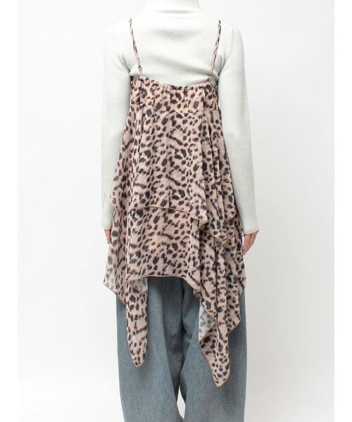 jouetie（ジュエティ）の「パターンシアーキャミワンピース レース ヒョウ柄（ワンピース・レディース・ブラウン/ブラック/オフホワイト・MEDIUM）」の20枚目の写真