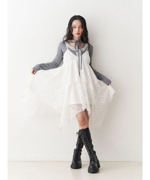 パターンシアーキャミワンピース レース ヒョウ柄（ワンピース