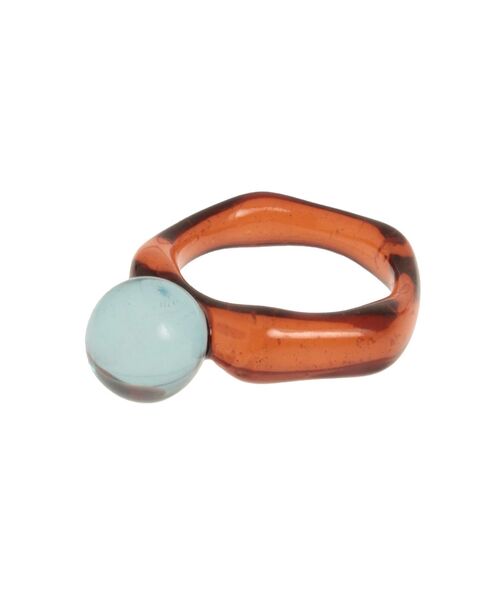 Ungrid（アングリッド）の「デザインクリアリングセット（リング・レディース・オレンジ/ブルー・FREE）」の7枚目の写真