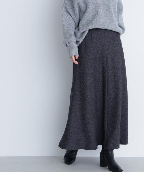 NATURAL BEAUTY BASIC(ナチュラルビューティーベーシック)の「◇ネップツイードナロースカート(スカート・レディース・ブラック系その他/イエロー系その他・MEDIUM/P/S)」の12枚目の写真