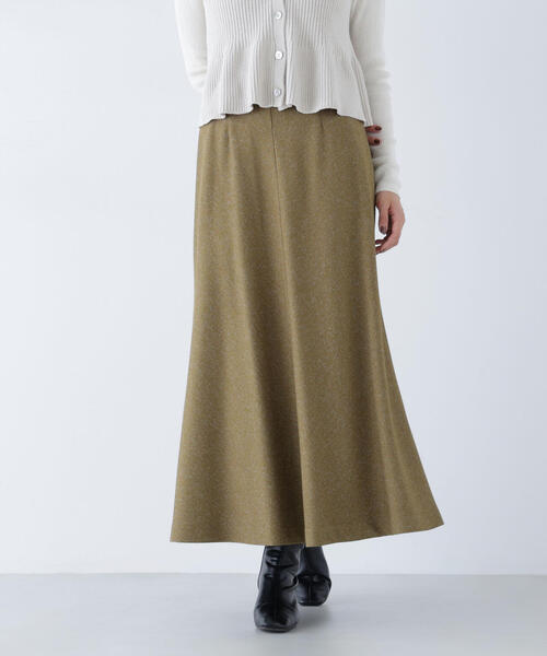 NATURAL BEAUTY BASIC(ナチュラルビューティーベーシック)の「◇ネップツイードナロースカート(スカート・レディース・ブラック系その他/イエロー系その他・MEDIUM/P/S)」の22枚目の写真