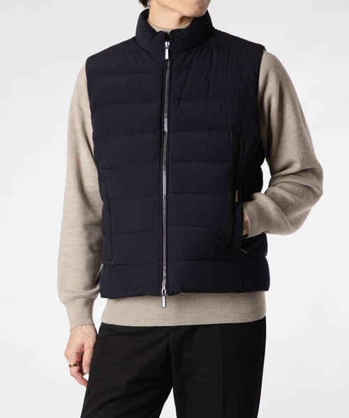 MOORER（ムーレー）の「MOORER OLIVER-KN DOWN VEST ムーレー オリバー ダウンベスト（ダウンベスト・メンズ・ダークブルー・50/48/52/46/FREE）」の3枚目の写真