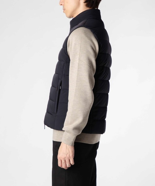 MOORER（ムーレー）の「MOORER OLIVER-KN DOWN VEST ムーレー オリバー ダウンベスト（ダウンベスト・メンズ・ダークブルー・50/48/52/46/FREE）」の4枚目の写真