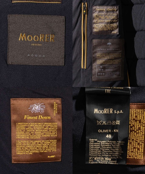 MOORER（ムーレー）の「MOORER OLIVER-KN DOWN VEST ムーレー オリバー ダウンベスト（ダウンベスト・メンズ・ダークブルー・50/48/52/46/FREE）」の14枚目の写真
