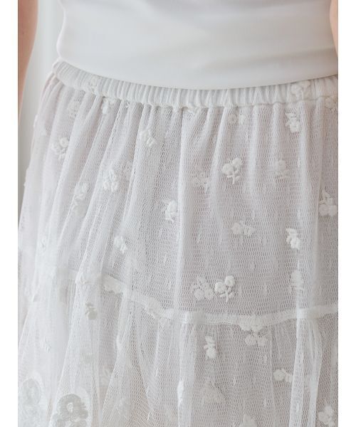 SNIDEL（スナイデル）の「チュールエンブロイダリースカショーパン（その他パンツ・レディース・その他・0/1）」の19枚目の写真