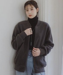 slattgir | 高身長　ボアブルゾン（トールサイズ）Essenave(カバーオール)