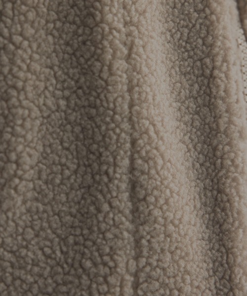 slattgir(スラットジール)の「高身長 ボアブルゾン(トールサイズ)Essenave(カバーオール・レディース・ライトブラウン/チャコール・TM/TLL/TL/T3L)」の21枚目の写真