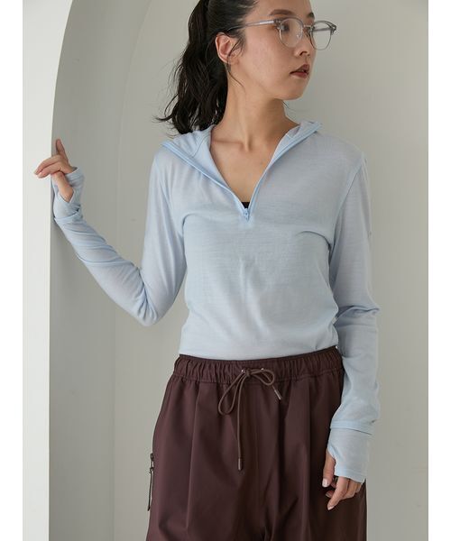 emmi(エミ)の「【セットアップ対応】【Raintive】 eco 防水パンツ(その他パンツ・レディース・ブラウン/クリーム/ブラック・0/1)」の20枚目の写真