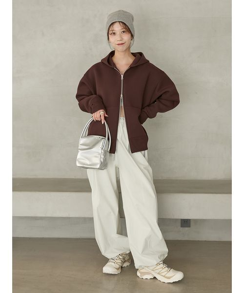 emmi(エミ)の「【セットアップ対応】【Raintive】 eco 防水パンツ(その他パンツ・レディース・ブラウン/クリーム/ブラック・0/1)」の22枚目の写真