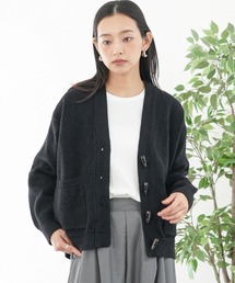 トグルニットカーディガン