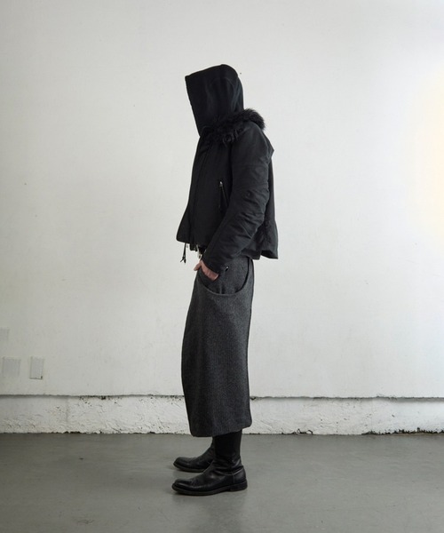 PADDED SHEARING COLLAR BIKER JACKET（ミリタリージャケット