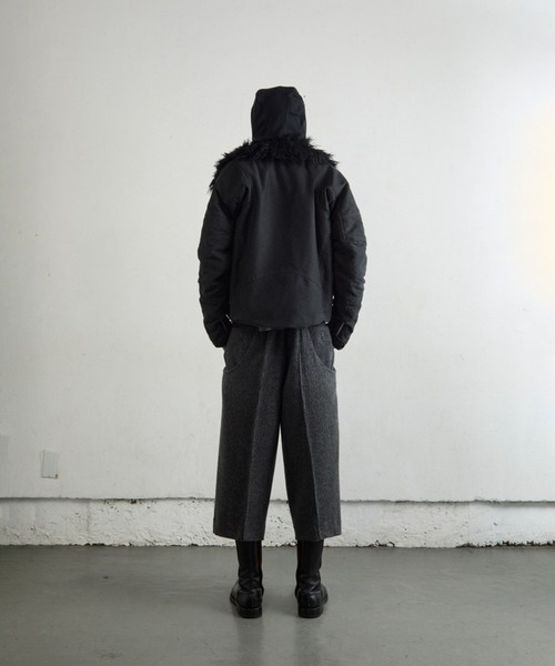 ジャケット・アウター NVRFRGT Padded Shearing Biker Jacket PADDED SHEARING COLLAR BIKER JACKET（ミリタリージャケット