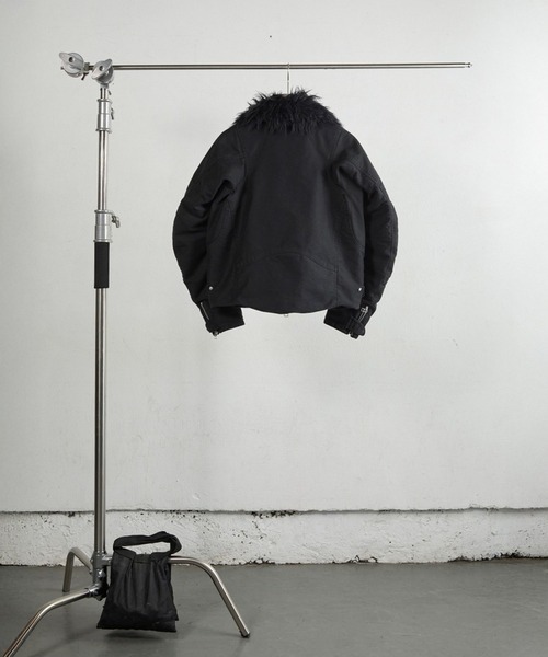 PADDED SHEARING COLLAR BIKER JACKET（ミリタリージャケット