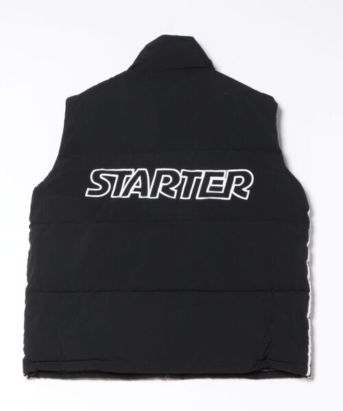 STARTER(スターター)の「【STARTER】サイドラインナイロン中綿ベスト(ダウンベスト・メンズ・シルバーグレー/オフホワイト/ブラック/ブラウン・M/L/XL)」の5枚目の写真