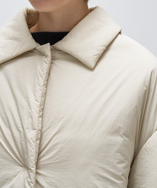 cloenc（クロエンス）の「パディングロングコート（その他アウター・レディース・ナチュラル/ブラック・02/01）」の10枚目の写真