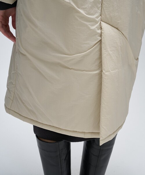cloenc（クロエンス）の「パディングロングコート（その他アウター・レディース・ナチュラル/ブラック・02/01）」の13枚目の写真