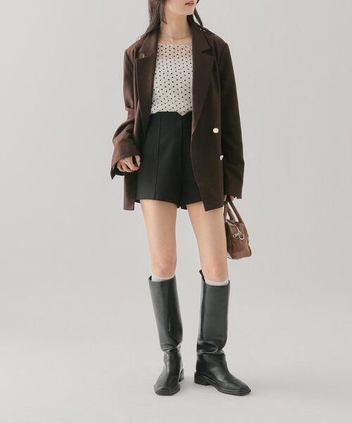 mystic（ミスティック）の「ストレッチショートパンツ（その他パンツ・レディース・チャコールグレー/ブラック・1/2）」の11枚目の写真