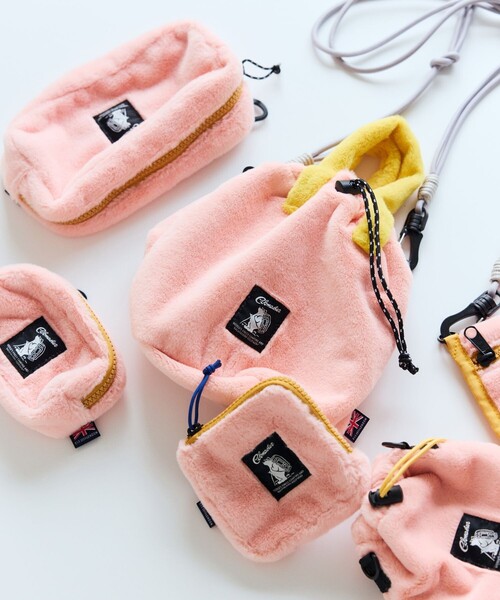 COBMASTER(コブマスター)の「Cobmaster/コブマスター 別注Fluffy Drawstring bag フラッフィー ドローストリングバッグ(ショルダーバッグ・メンズ・ブラック/グレー/グリーン/ピンク/ベージュ・ONE SIZE)」の12枚目の写真