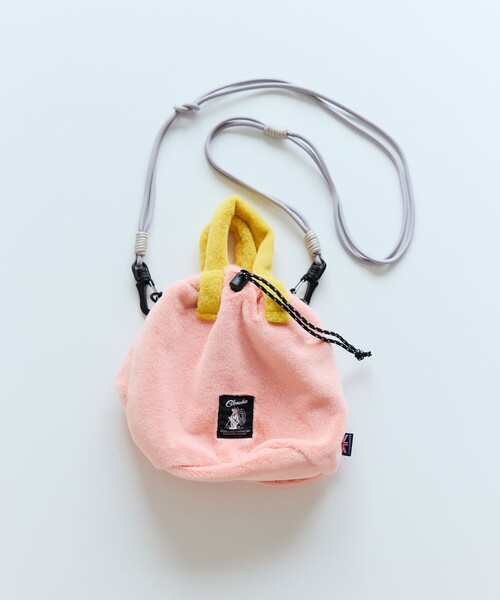 COBMASTER(コブマスター)の「Cobmaster/コブマスター 別注Fluffy Drawstring bag フラッフィー ドローストリングバッグ(ショルダーバッグ・メンズ・ブラック/グレー/グリーン/ピンク/ベージュ・ONE SIZE)」の11枚目の写真