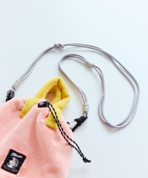 COBMASTER(コブマスター)の「Cobmaster/コブマスター 別注Fluffy Drawstring bag フラッフィー ドローストリングバッグ(ショルダーバッグ・メンズ・ブラック/グレー/グリーン/ピンク/ベージュ・ONE SIZE)」の10枚目の写真