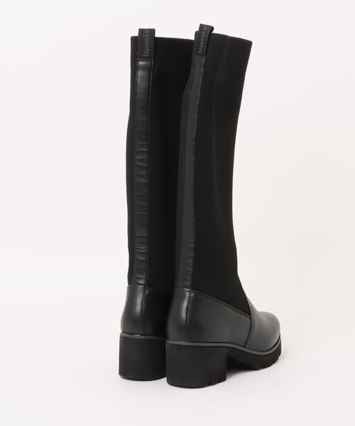 Bussola(ブソラ)の「【bussola】撥水アイスグリップソールロングブーツ(95600U)(ブーツ・レディース・ブラック・39/38/37/36/35)」の2枚目の写真