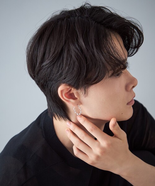 Jouete（ジュエッテ）の「[ラップピアス] ツイスト（ピアス（両耳用）・レディース・シルバー・FREE）」の4枚目の写真
