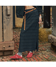 BITTER CELLS（ビターセルズ）の「グロリアニットロングスカート-ブラック（スカート）」