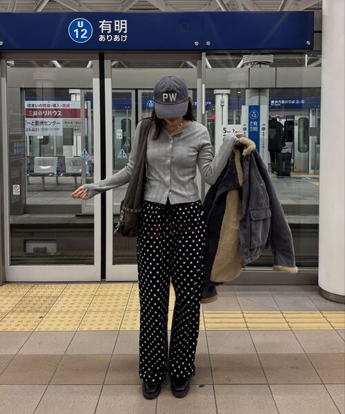 ROCKCAKE（ロックケーキ）の「Dots String 2way Jogger - Black（スウェットパンツ・レディース・その他・X-SMALL/SMALL）」の6枚目の写真