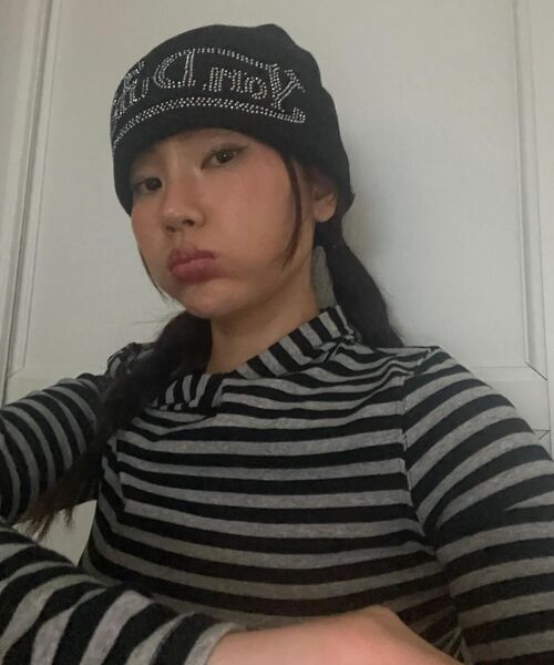 PARTIMENTO WOMEN(パルティメントウィメン)の「PWC ストライプフードパーカー ロングスリーブTシャツ_パステルブルー(パーカー・レディース・その他・MEDIUM/LARGE/SMALL)」の12枚目の写真