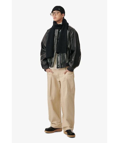 MUSINSA STANDARD（ムシンサスタンダード）の「ミニマルタートルネックニット [クリーム]（ニット/セーター・メンズ・その他・SMALL/MEDIUM/LARGE/X-LARGE/XX-LARGE）」の12枚目の写真