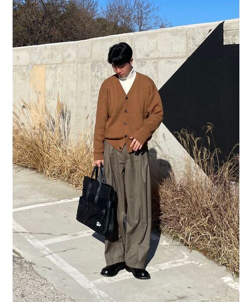 MUSINSA STANDARD（ムシンサスタンダード）の「ミニマルタートルネックニット [クリーム]（ニット/セーター・メンズ・その他・SMALL/MEDIUM/LARGE/X-LARGE/XX-LARGE）」の13枚目の写真