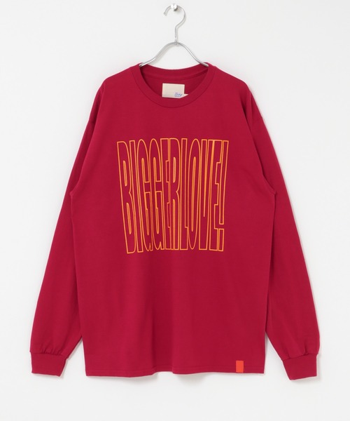 THE GOODLAND MARKET(ザグッドランドマーケット)の「TONY Bigger Love LS Pocket Tee(Tシャツ/カットソー・メンズ・バーガンディー・LARGE)」の1枚目の写真