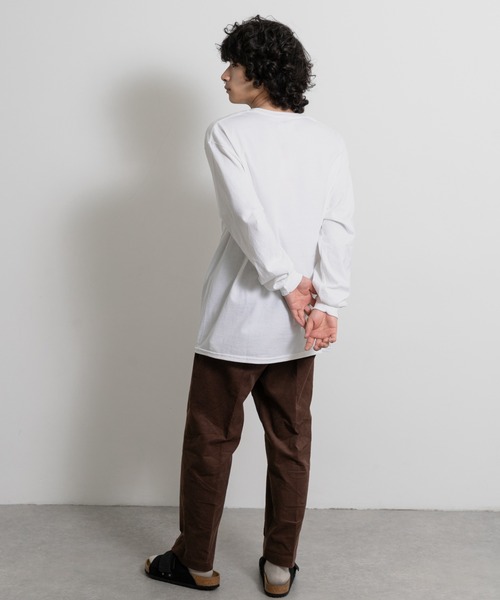 THE GOODLAND MARKET(ザグッドランドマーケット)の「TONY Bigger Love LS Pocket Tee(Tシャツ/カットソー・メンズ・バーガンディー・LARGE)」の7枚目の写真