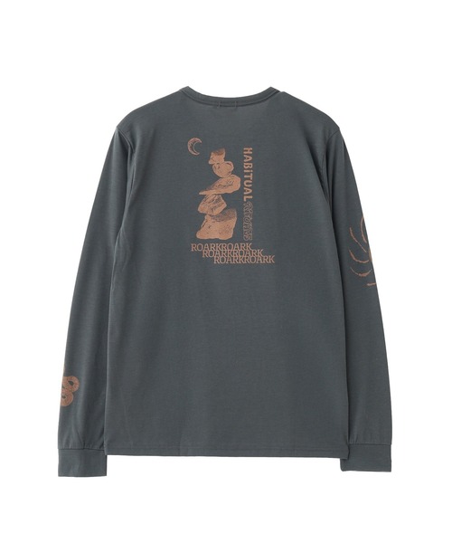 styles（スタイルス）の「RUN AMOK MATHIS ACTIVE LS RK456-ONX（Tシャツ/カットソー・メンズ・チャコールグレー・M/L）」の2枚目の写真