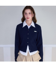 Nickel Round Cardigan [Navy]
