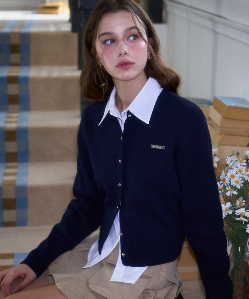 ROSEFRANTZ（ロゼフランツ）の「Nickel Round Cardigan [Navy]（カーディガン/ボレロ・レディース・ネイビー・FREE）」の3枚目の写真