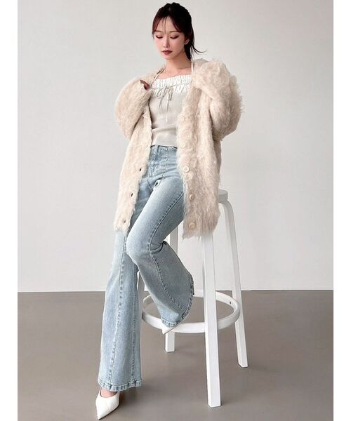 RESEXXY（リゼクシー）の「ハートポケットデニムパンツ（デニムパンツ・レディース・ブラック/ライトブルー・SMALL/MEDIUM）」の21枚目の写真