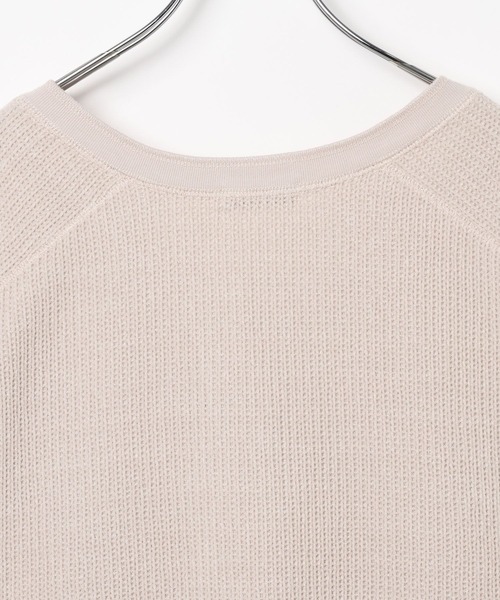 BAYFLOW（ベイフロー）の「ソフトモールWフェイスプルオーバー（Tシャツ/カットソー・レディース・チャコール/キャメル/グレイッシュベージュ・FREE）」の8枚目の写真