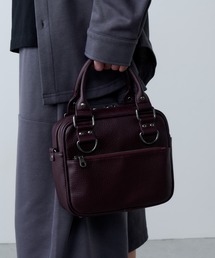 AFF AIVER（エイエフエフアイバー）の「AFF AIVER　スクエアミニボストンバッグ（ボストンバッグ）」