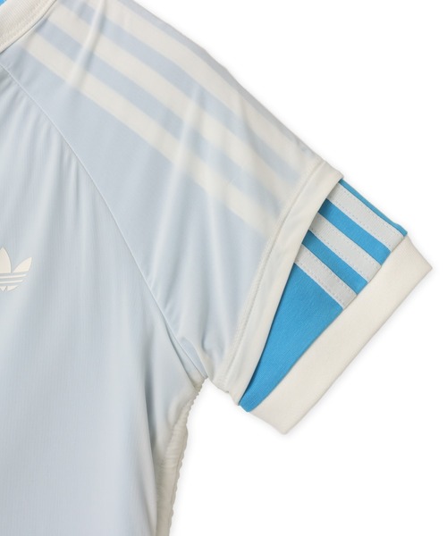 adidas(アディダス)の「adidas DOUBLE LAYERED CALI T-SHIRT / アディダス ダブル レイヤード カリ Tシャツ(Tシャツ/カットソー・レディース・ホワイト・L/M/S)」の6枚目の写真